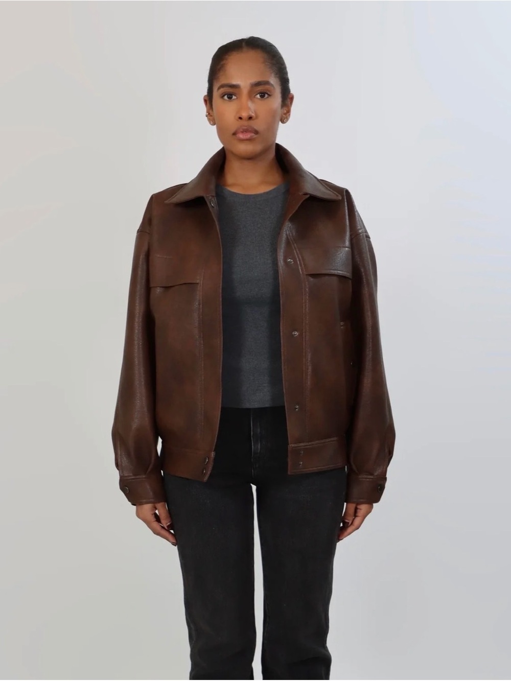 April seven Aura jacket women’s faux leather jacket